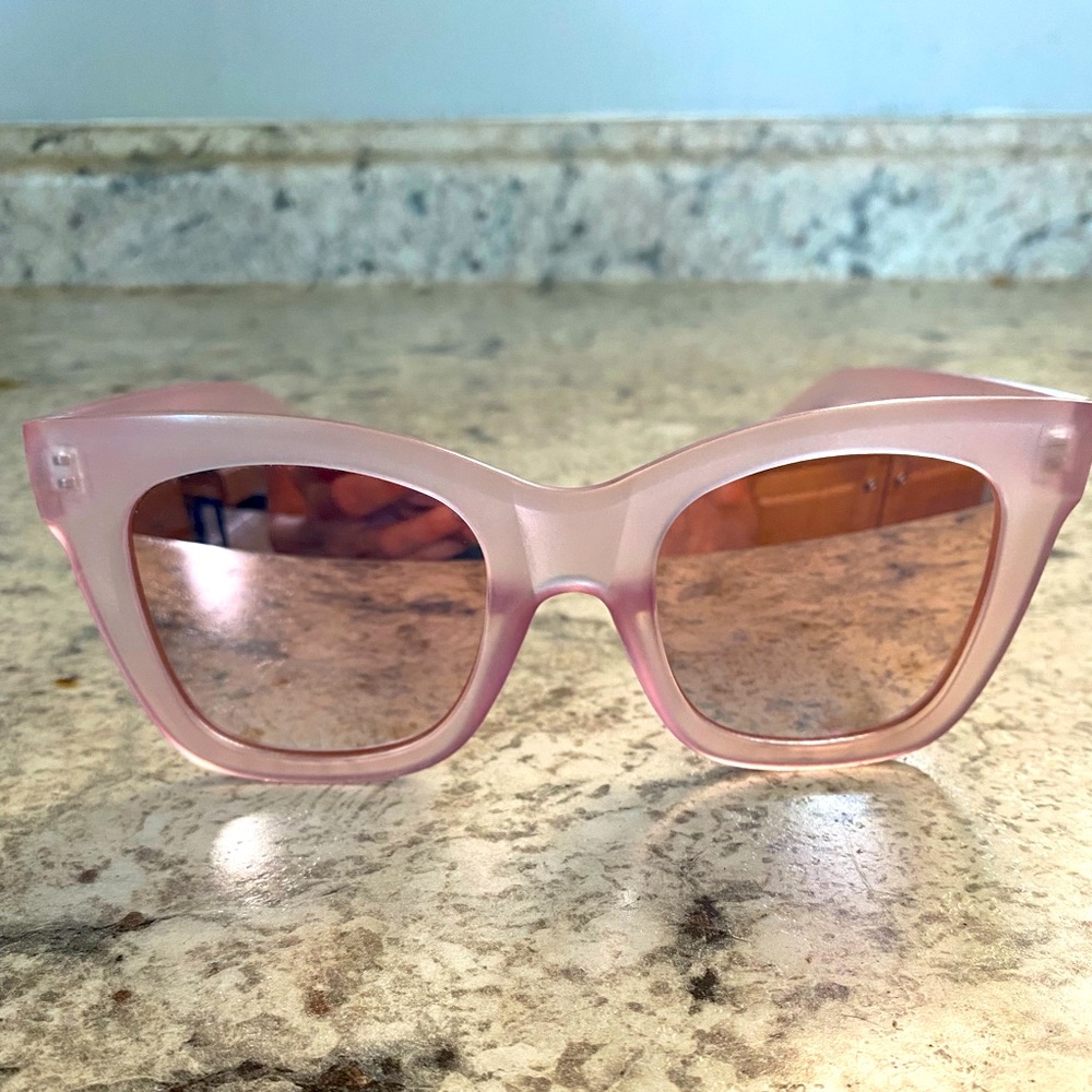Quay Frosted Pink “After Hours” Sunglasses Rare